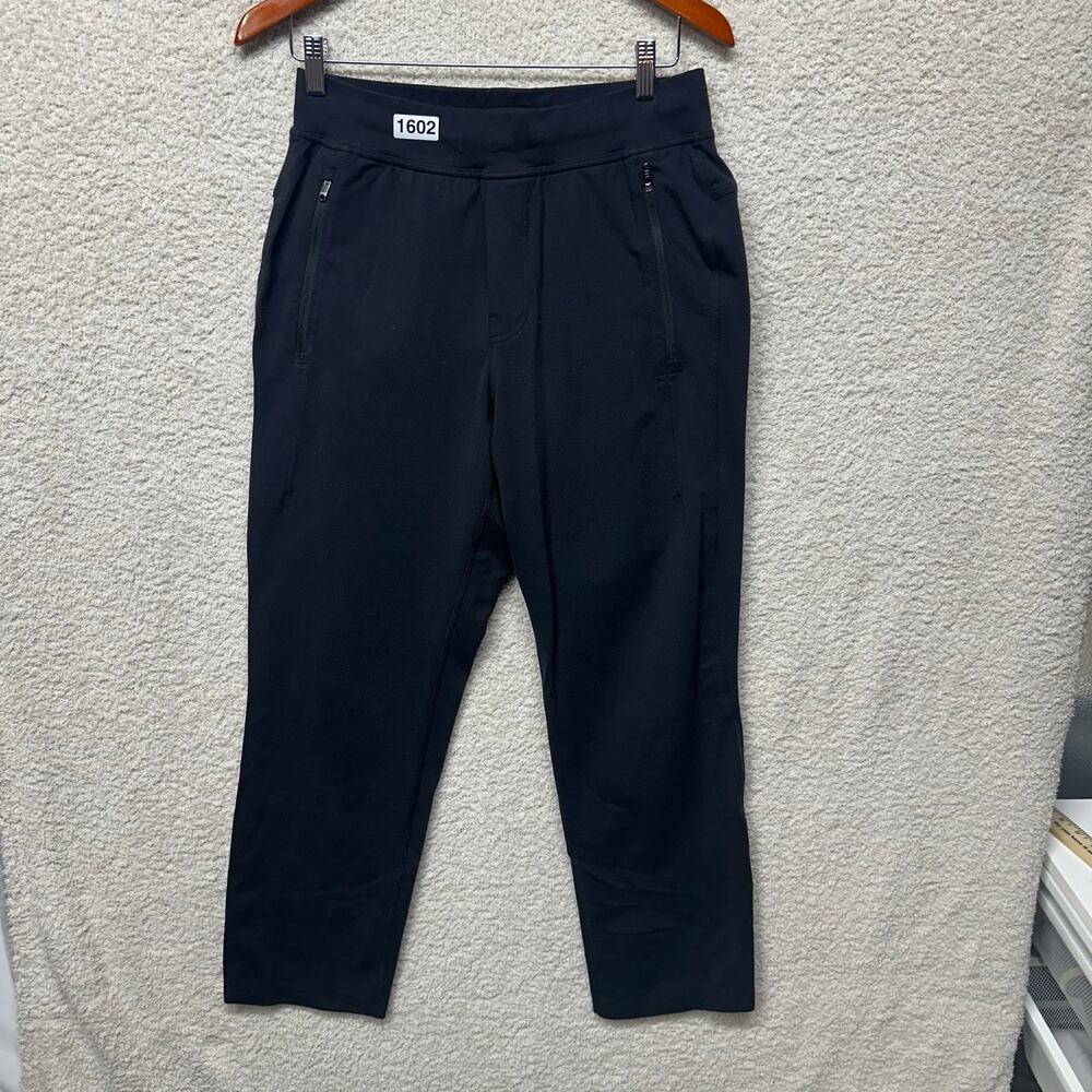 Lululemon Women’s Size 8 Black Straight Leg Pull On Pants Zip Pockets